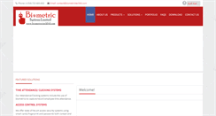 Desktop Screenshot of biometrictechltd.com